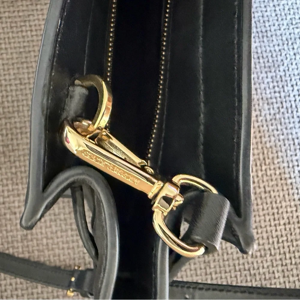 Black Leather Crossbody Michael Kors Hamilton Traveler Bag Gold Padlock Classic